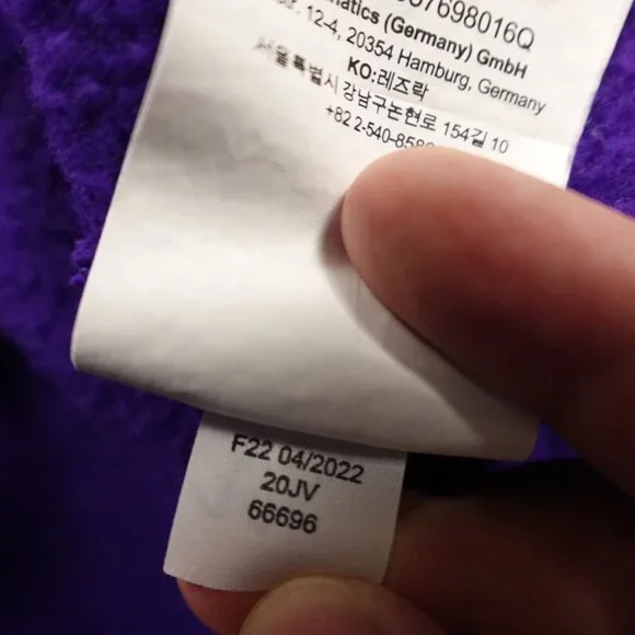 Minnesota Vikings Hoodie Men’s XL Purple Fanatics NFL Pullover Sweatshirt - Picture 9 of 10